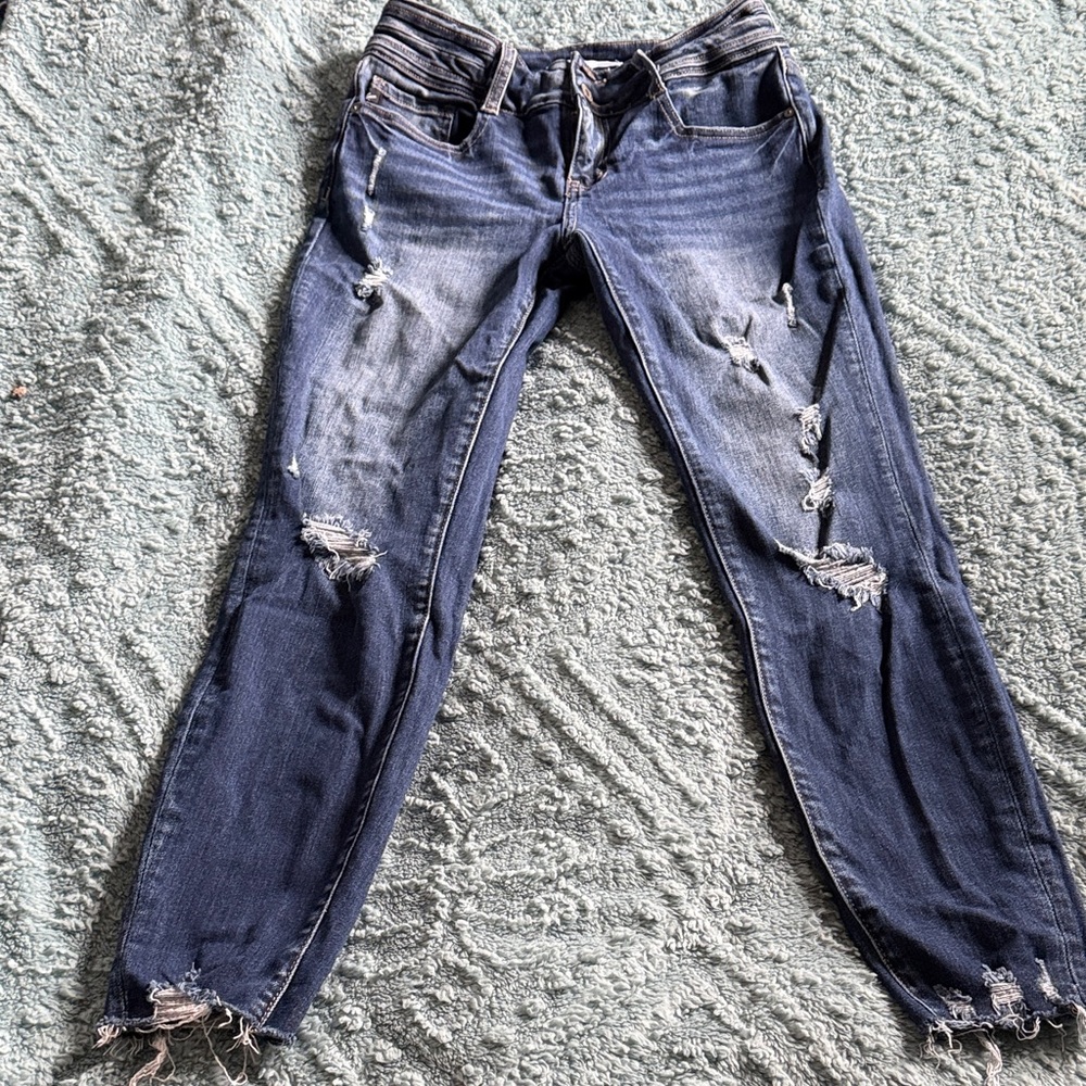 KanCan Ripped Indigo Skinny Jeans